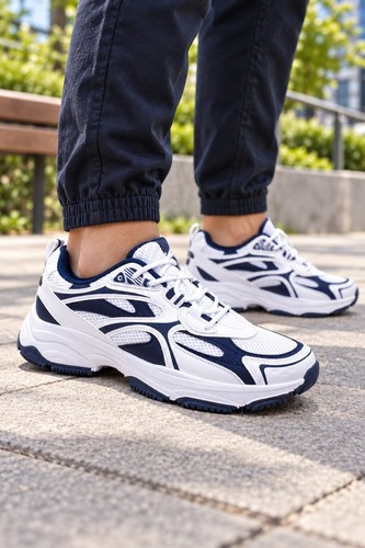 Herren sneaker weiß - weiß, blau